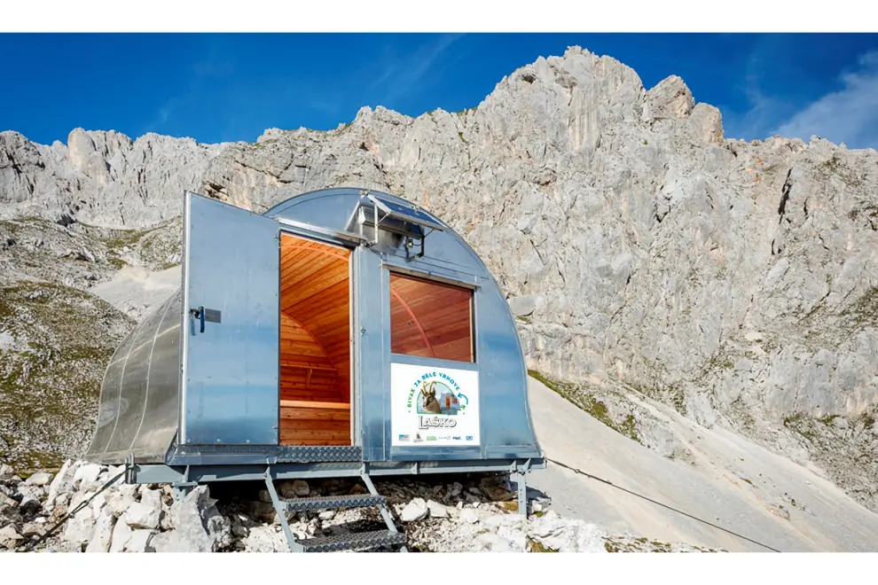 Three bivouac shelters from waste cans to be built in the mountains. Photo: Laško Union brewery
