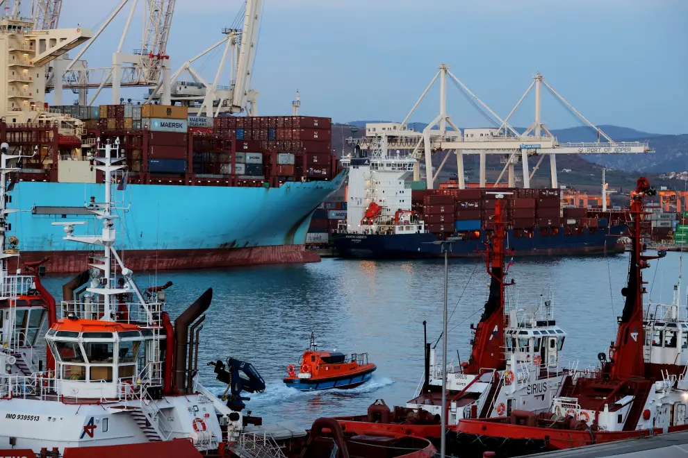 Two cocaine divers were spotted at the Koper port (pictured). Photo: Daniel Novakovič/STA