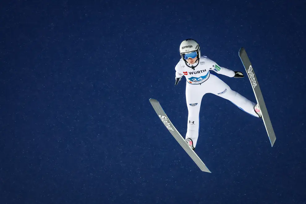 Ski jumper Nika Prevc. Photo: Anže Malovrh/STA