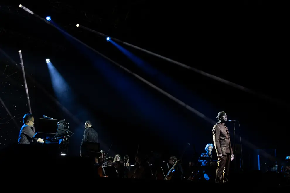 Laibach performing at the opening of the Frankfurt Bok Fair in 2023. Photo: Katja Kodba/STA