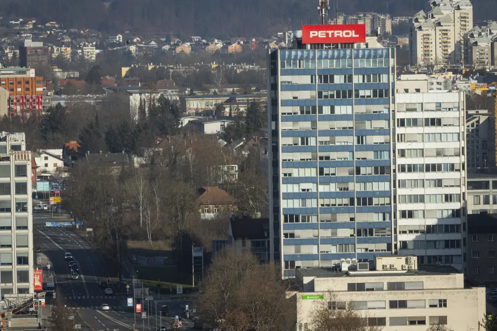 The office tower of energy company Petrol. Photo: Bor Slana/STAa