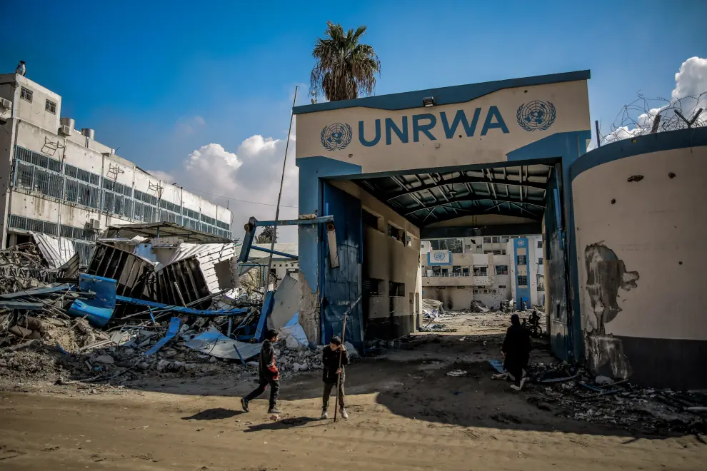 UNRWA building in Gaza. Photo: dpa/STA