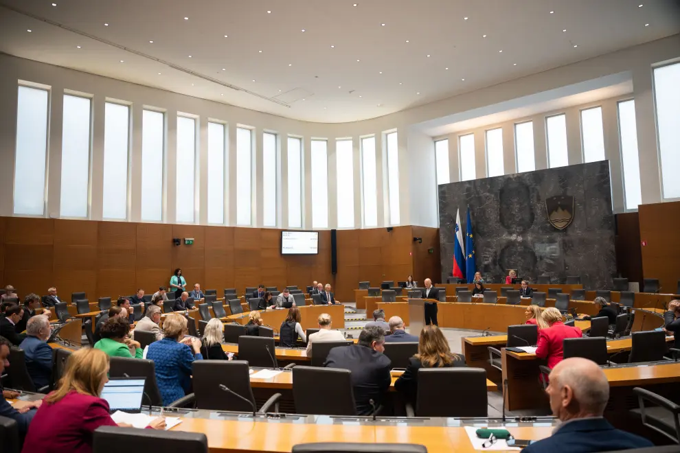 The National Assembly. Photo: Boštjan Podlogar/STA