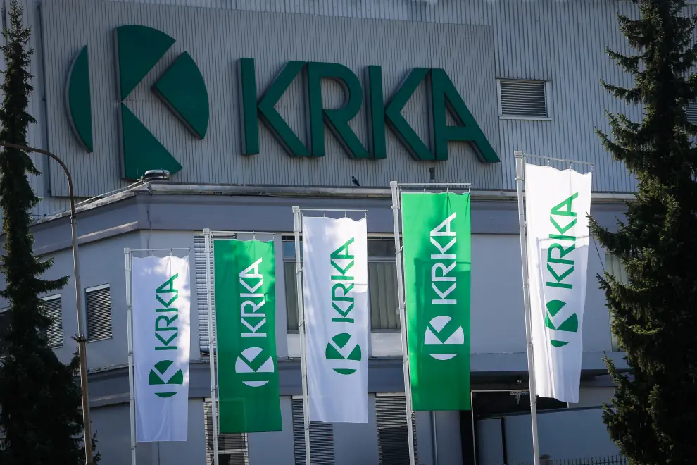 The headquarters of pharmaceuticals company Krka. Photo: Anže Malovrh/STA
