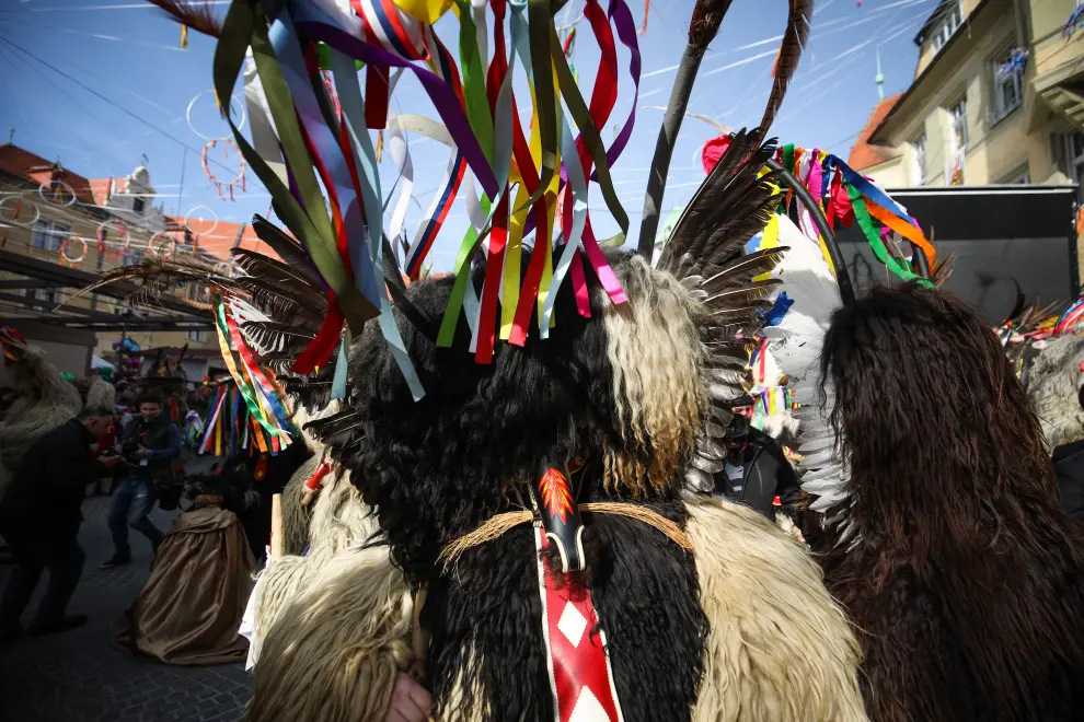 The Kurent, Slovenia's best known carnival costume. Photo: Anže Malovrh/STA
