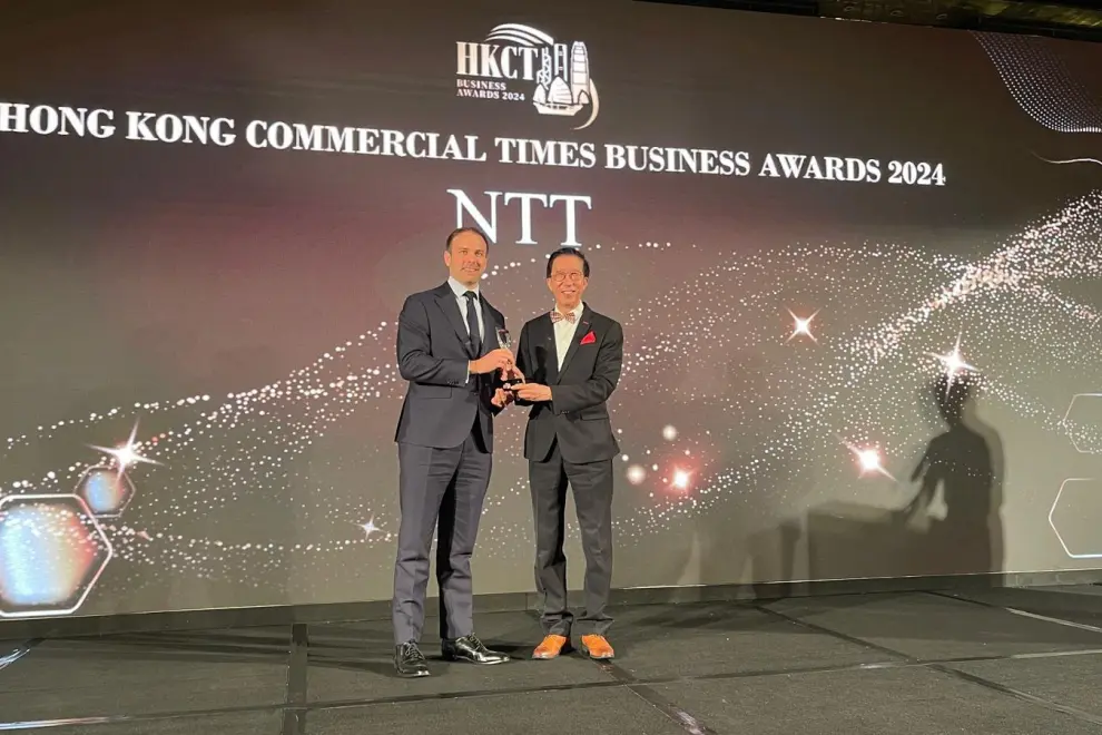 NTT Honored as Most Outstanding Private 5G Network Service Provider of the Year