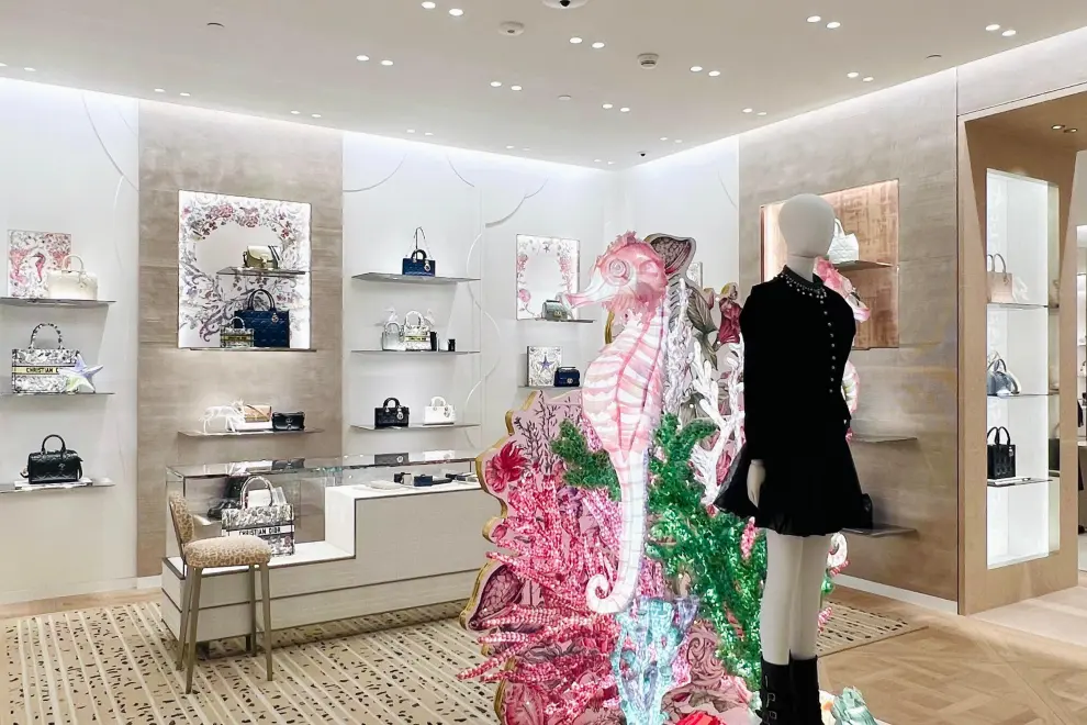 Explore the latest Dior Cruise 2025 collection at the Dior boutique at Galaxy Promenade.