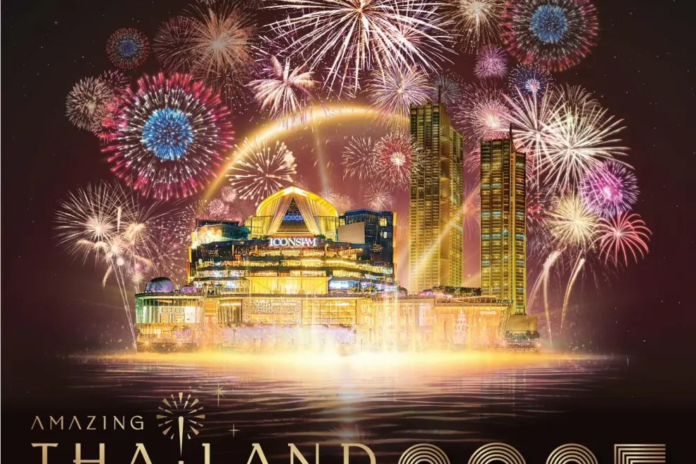 Amazing Thailand Countdown 2025 at ICONSIAM, Bangkok, Thailand.