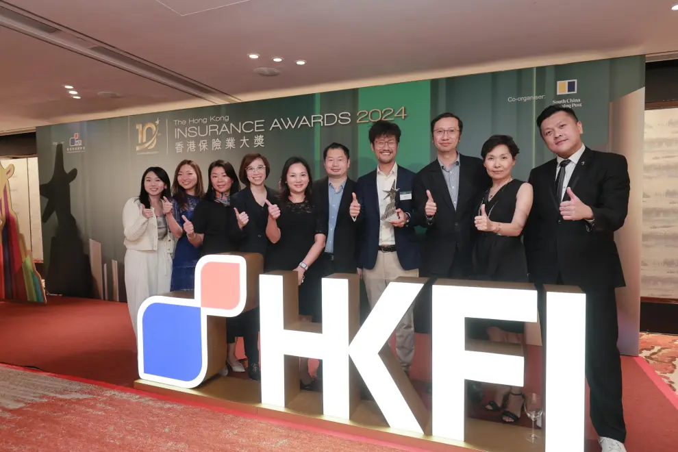 The Chubb Life Hong Kong team was proud to be recognised as the top three finalist of the 