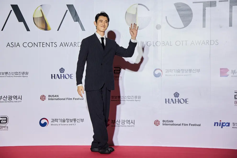 Wu Kang-Ren, nominated for ''Best Lead Actor (Male)'' for his role in ''Living'', attended the 2024 Asia Contents Awards & Global OTT Awards ceremony. (Image source: Busan International Film Festival)