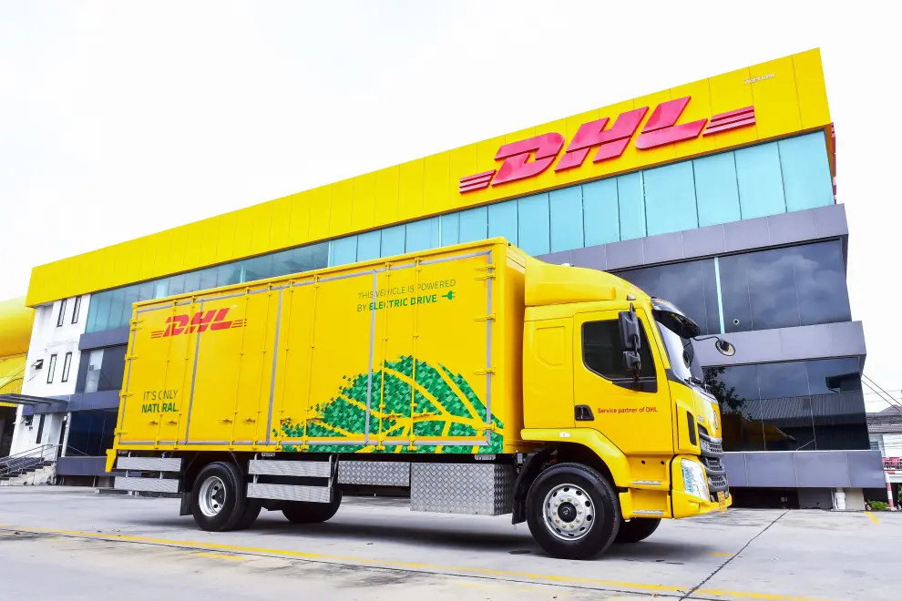 DHL Global Forwarding's EV Truck