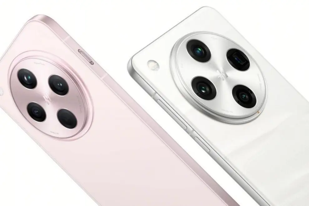 OPPO Find X8 in Shell Pink, and Find X8 Pro in Pearl White