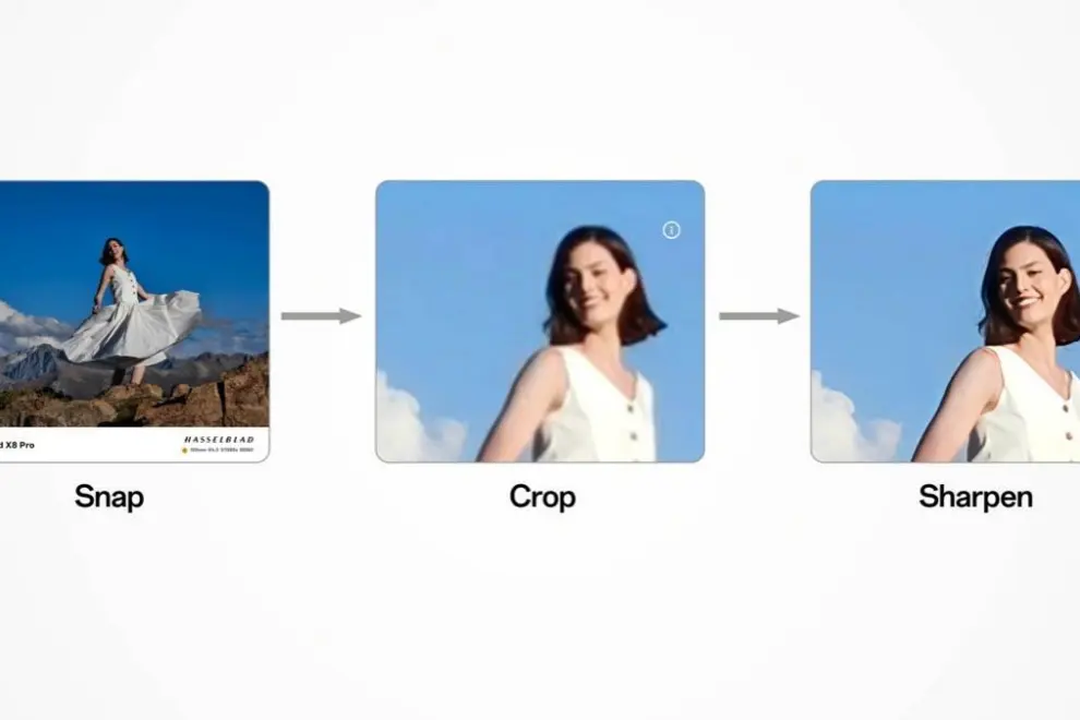 AI Clarity Enhance can crisp up a crop or low-resolution image