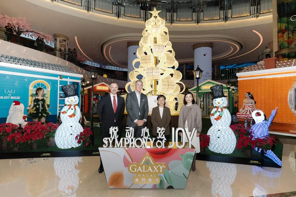 Festive spirit comes alive at Galaxy Macau with the launch of its 