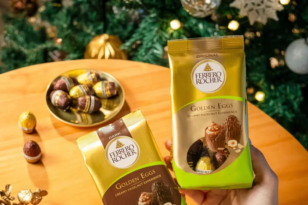 Ferrero Rocher Golden Eggs: Golden Indulgence, Perfect for Sharing