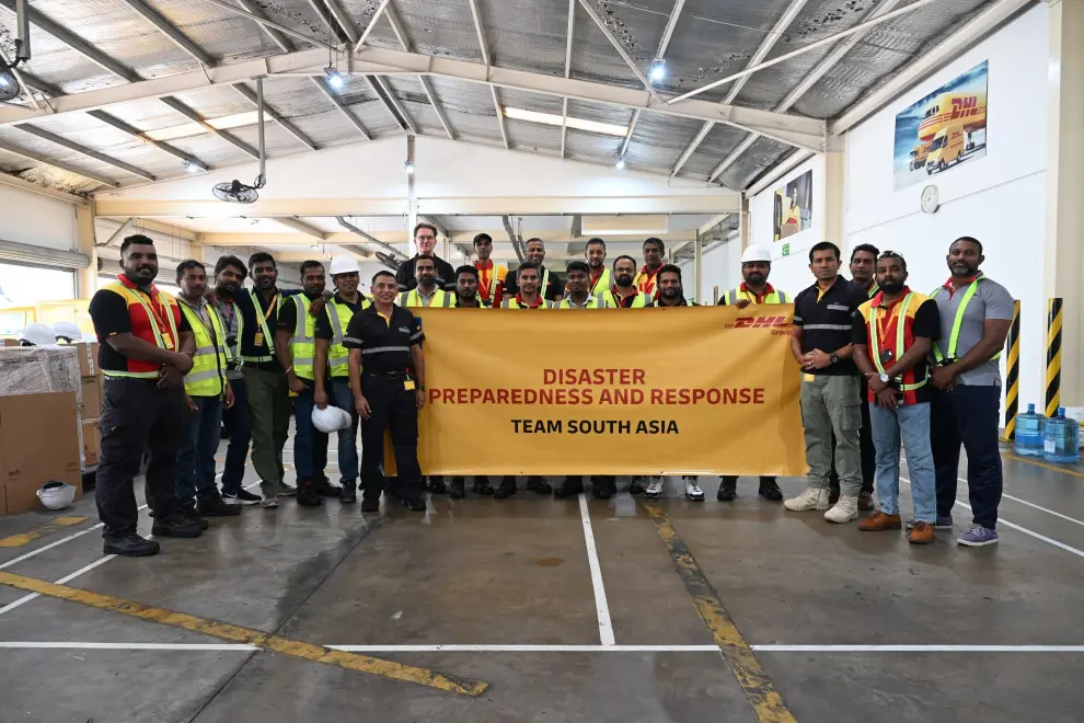 DHL Group's first GoHelp Disaster Response Team (DRT) training in Sri Lanka