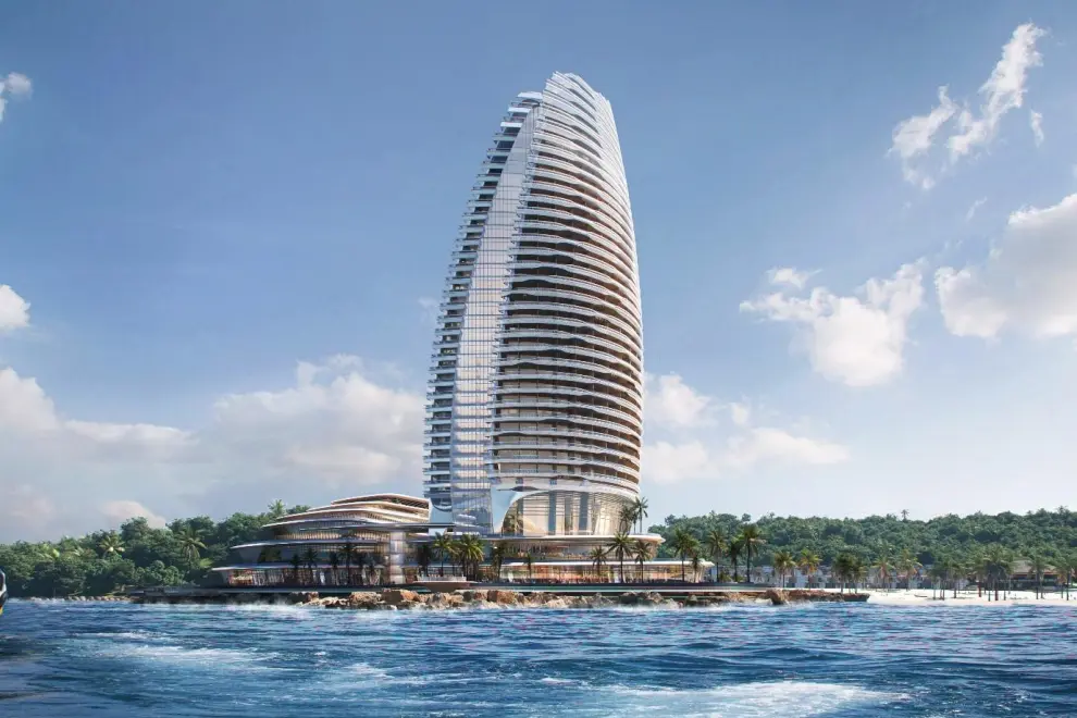 Sun Group broke ground on the Aspira Tower project in Hon Thom island.