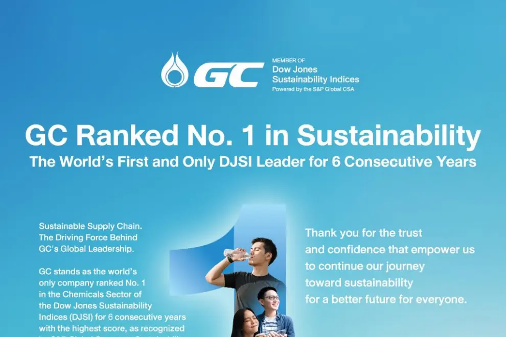 GC Ranked No. 1 in DJSI Chemicals Business Sector for Six Consecutive Years