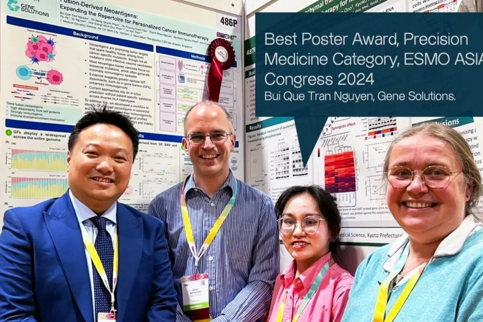 Nguyen presented the abstract titled "Fusion-Derived Neoantigens: Expanding the Potential for Personalized Cancer Immunotherapy,