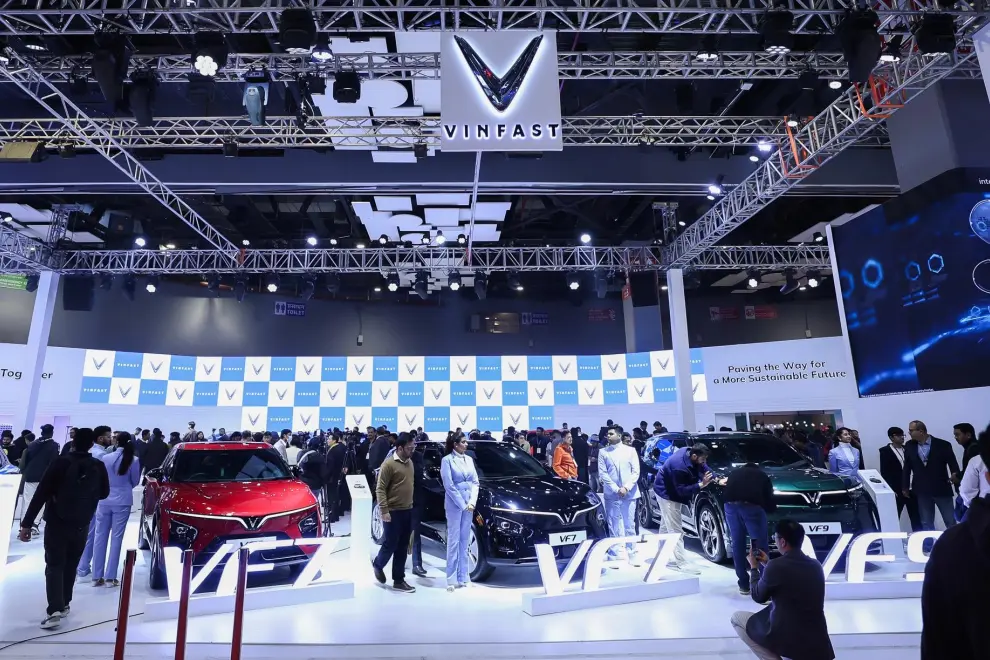 VinFast India officially launched at the Bharat Mobility Global Expo 2025.