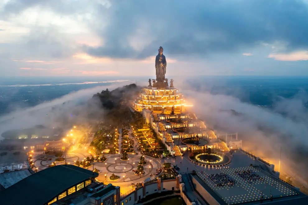 Ba Den Mountain is known as the "Roof of Southern Vietnam