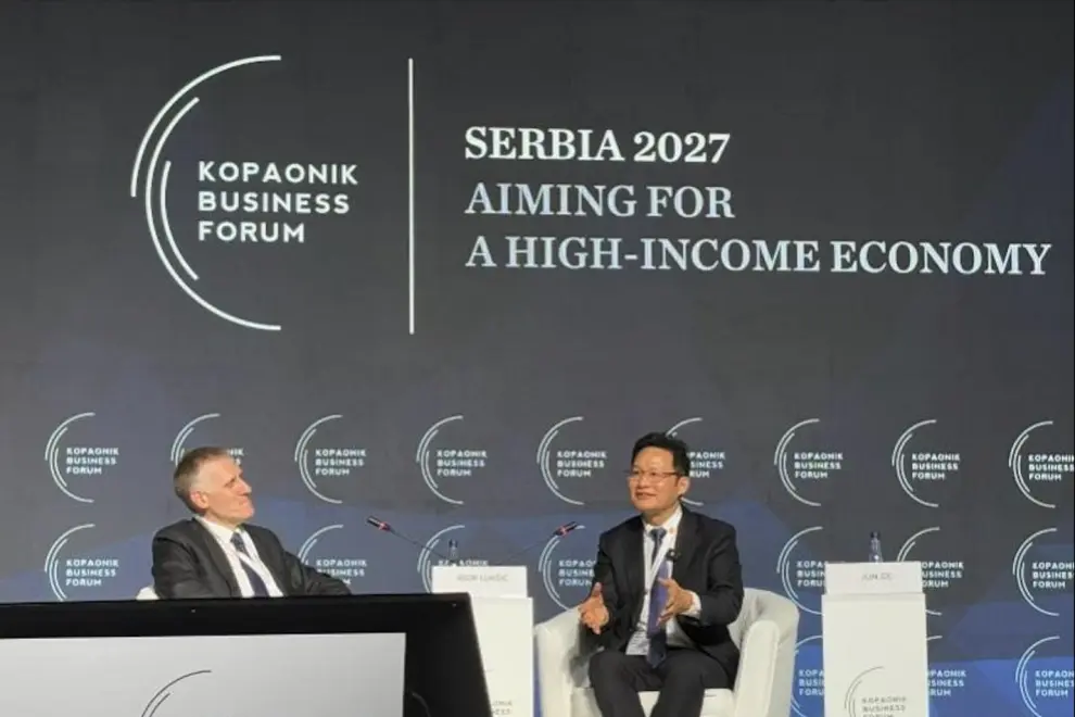 GE Jun, the Chairman of the Board and CEO of TOJOY received a special on-stage interview at the 32nd Kopaonik Business Forum