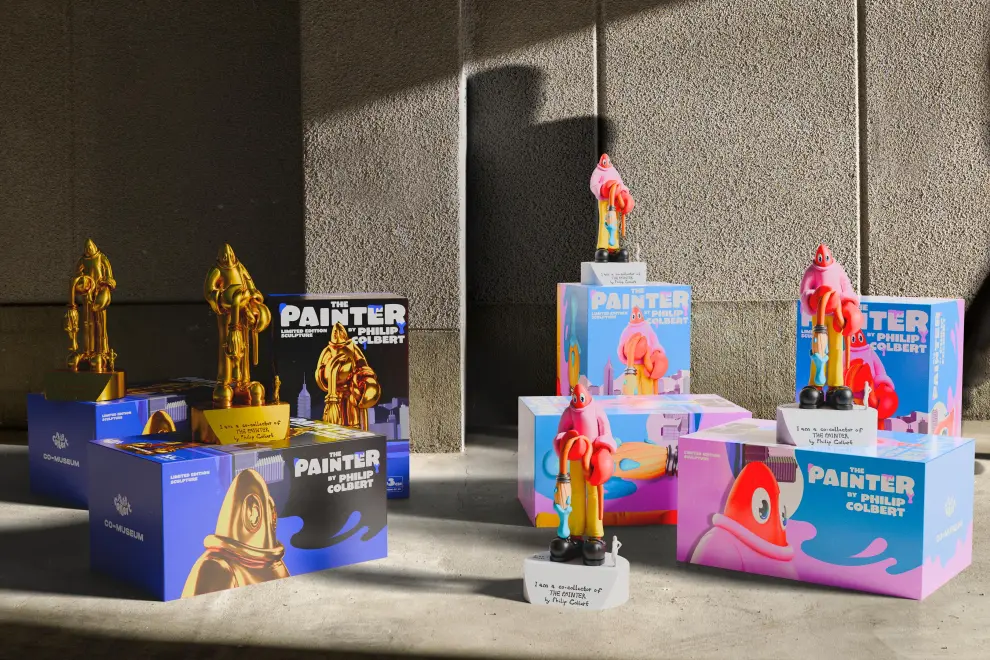 Limited-edition special Asset-Backed Collectible (ABC) versions of THE LOBSTER PAINTER enable collectors to become co-collectors (Photo Credit: Philip Colbert Studio)