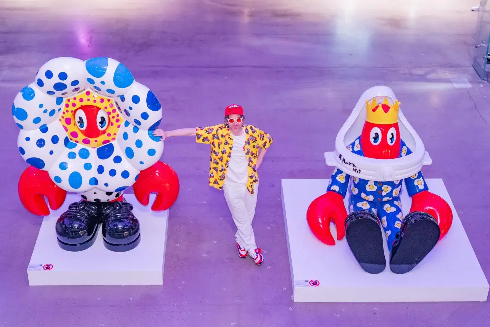 Five of Colbert's signature lobster sculptures will also be on display inside K11 MUSEA - including Lobster Fountain and Lobster Flower (Photo Credit: Anthony Kwan, Getty Images)