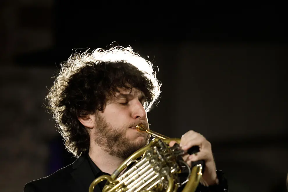 Andrea Cesari, Horn Soloist, earned the title at the Audimozart! in the Mozart International Competition in 2008 for his exceptional interpretation of Mozart's concertos, gaining widespread recognition.