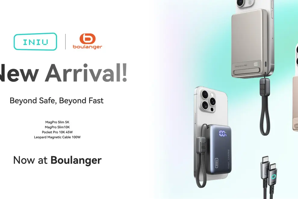 INIU Partners with Boulanger to Launch Innovative Charging Products in France