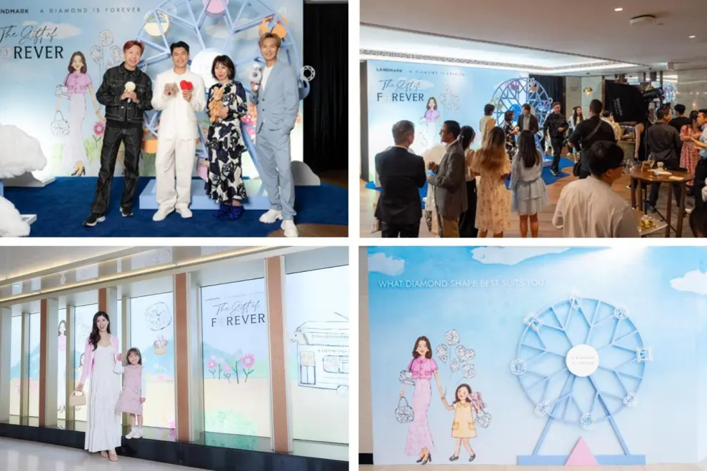 As LANDMARK's inaugural large-scale promotion centred on natural diamonds, this celebration embodies De Beers Group's vision of celebrating life's precious moments with natural diamonds.