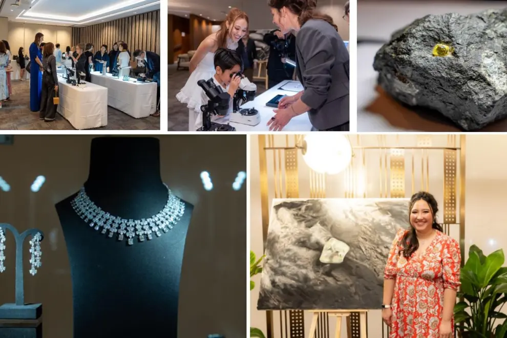 The exclusive "Natural Diamond Workshop" for our distinguished guests has concluded, leaving attendees with unforgettable experiences in diamond exploration.