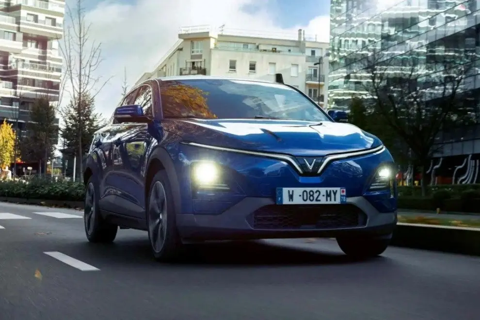 The VF 6 electric car model has been launched in Europe.