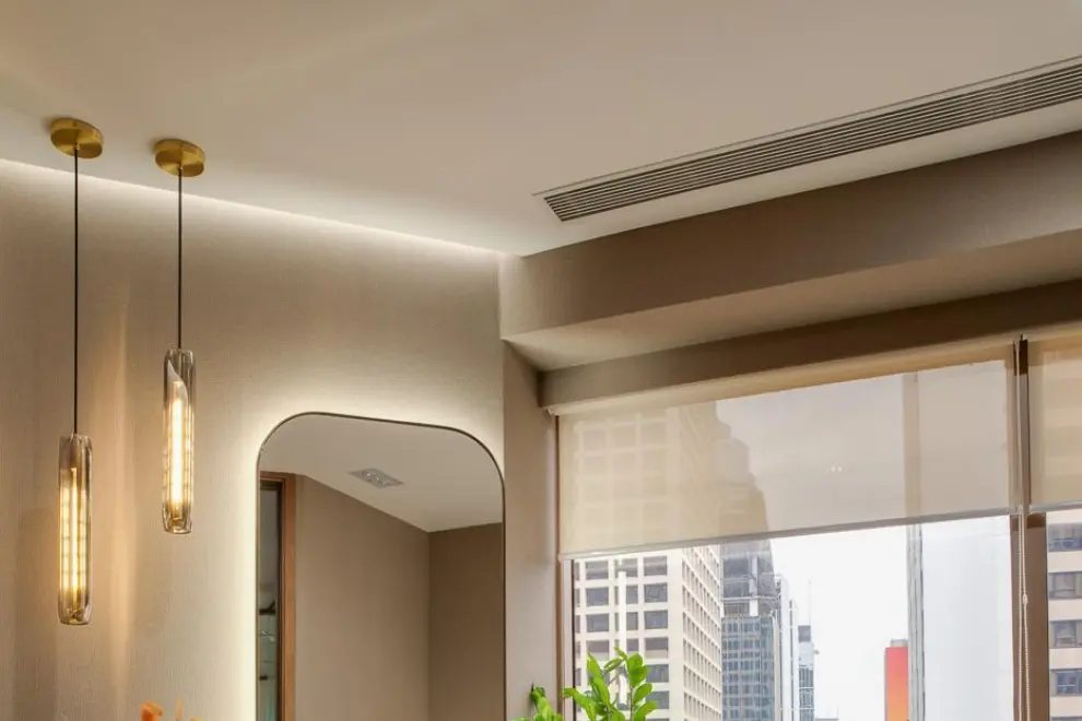 Various amenities, including the pantry (left) and wellness room (right), are thoughtfully designed to enhance the well-being of office workers