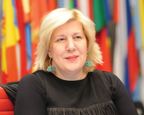 Dunja Mijatović, Council of Europe Commissioner for Human Rights. Photo: Council of Europe