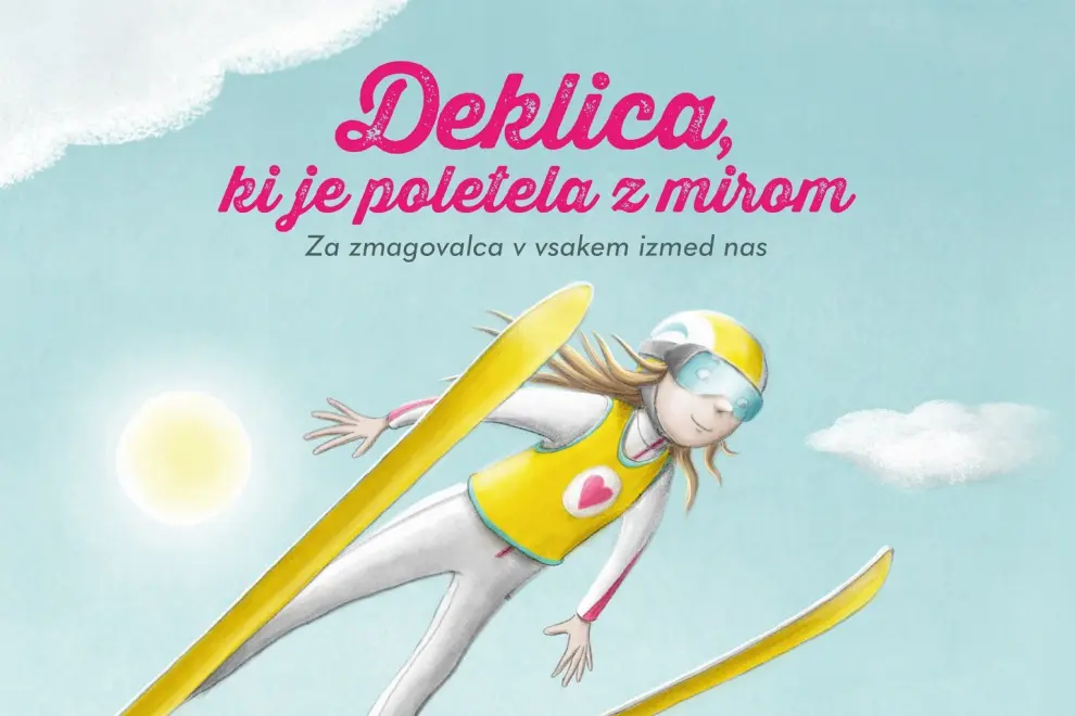 The cover of the picture book inspired by ski-jumper Ema Klinec. Photo: Publisher Chiara