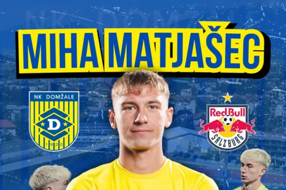 Miha Matjašec, 16, transferred from FC Domžale to Red Bull Salzburg. Photo: FC Domžale