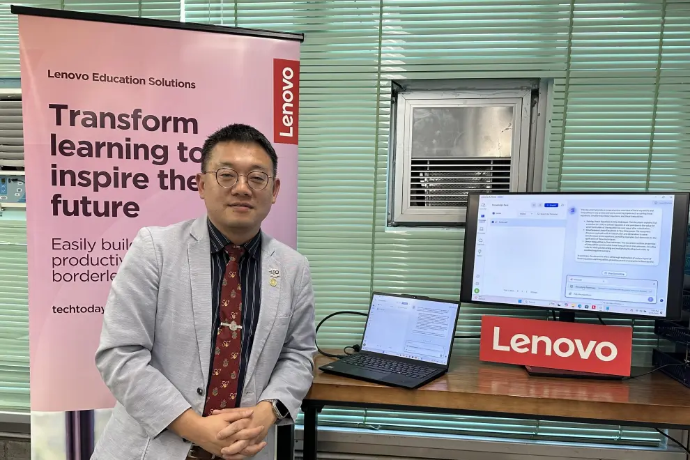 Jimmy Chan, Vice-Principal, Chong Gene Hang College: "By implementing Lenovo AI Now across select subjects, we're providing our students with tools that not only enhance their learning experience but also prepare them for a future where AI literacy will be essential."